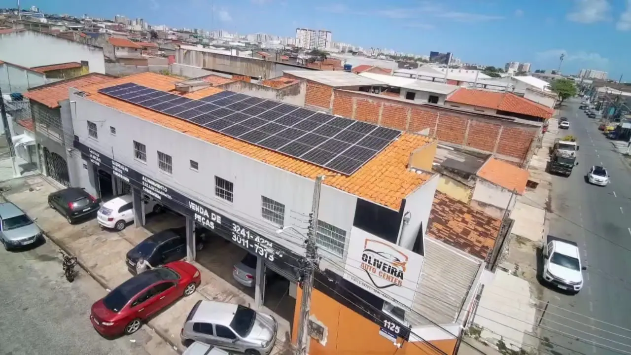 Oficina mecânica com energia solar – Siqueira Campos, Aracaju – SE